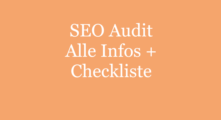 SEO Audit mit Checkliste